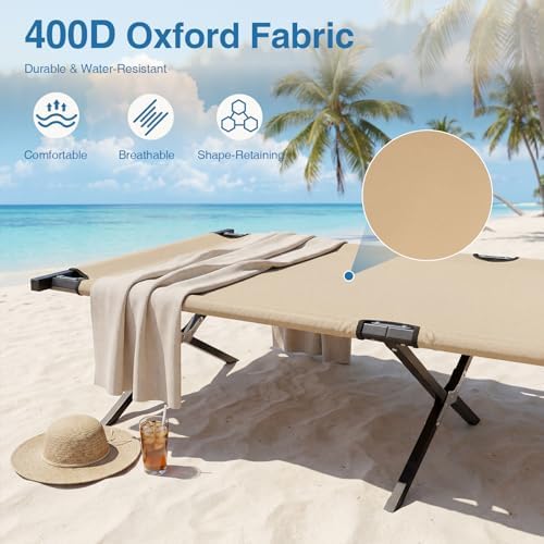 NEWBULIG Camping Cots for Adults, Foldable Bed, Sleeping Cot - Image 4