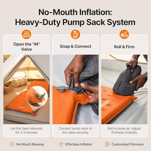 OGERY Foam Camping Mattress, Insulated Portable Sleeping Pad - Image 4