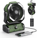 Portable Rechargeable Camping Fan 20000mAh Cordless Battery Powered Fans by Unknown