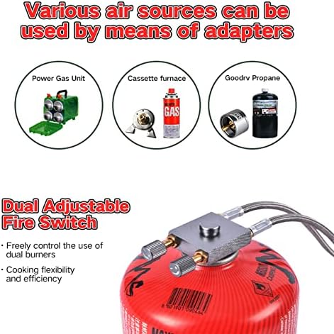 BRS-32 Portable Camping Stove, Foldable, Adjustable Control, and Carrying Case Included - Experience Hassle-Free Outdoor Cooking - Image 4