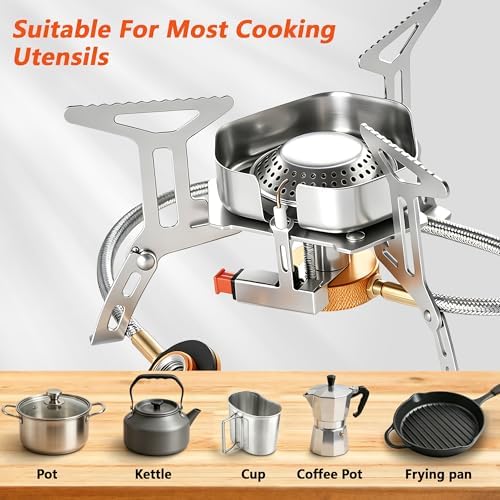 SHENDU 3500W Windproof Camping Backpacking Stove Foldable Fuel Adapters - Image 7