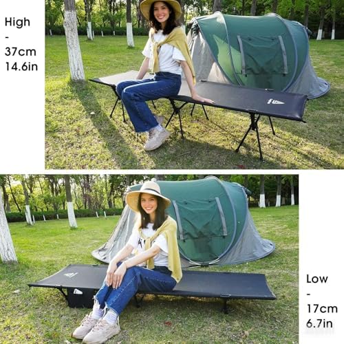 Ultralight Camping Cot for Adults, Aluminium Backpacking Folding Bed - Image 4