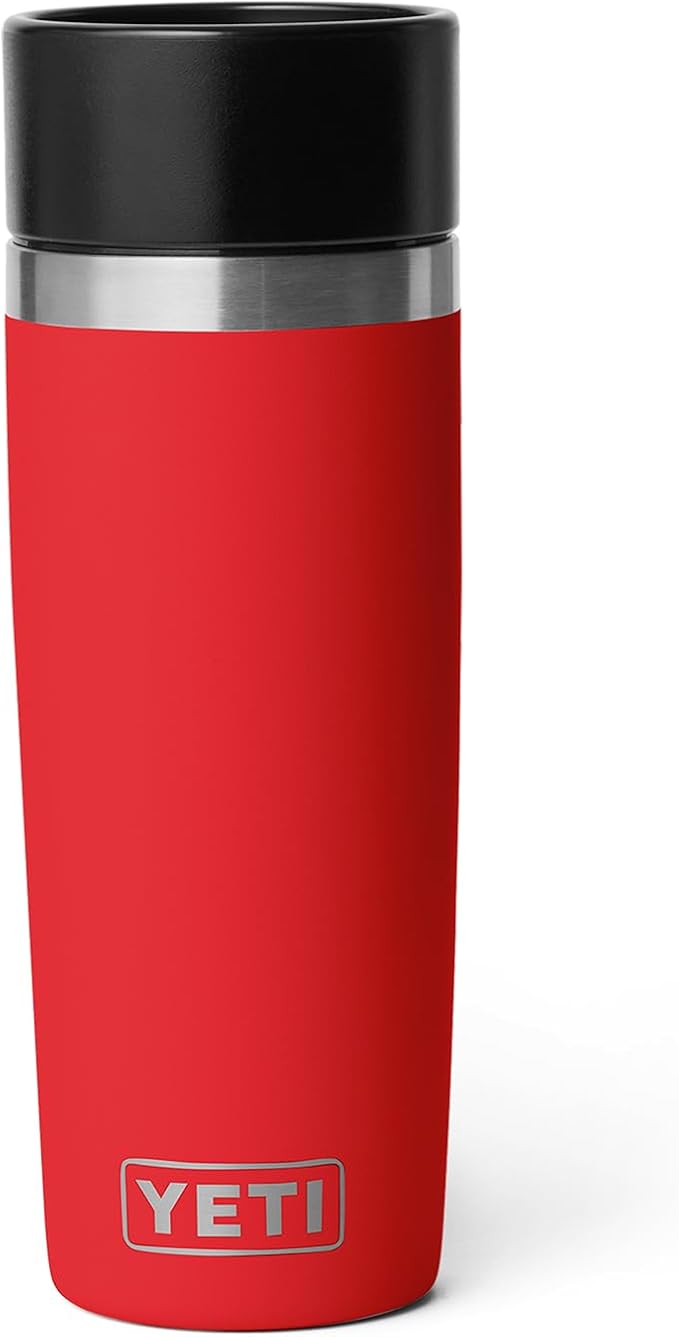 YETI Rambler 16 oz Travel Bottle, Stainless Steel, Vacuum Insulated with Leakproof Commuter Cap, Rescue Red - Image 5