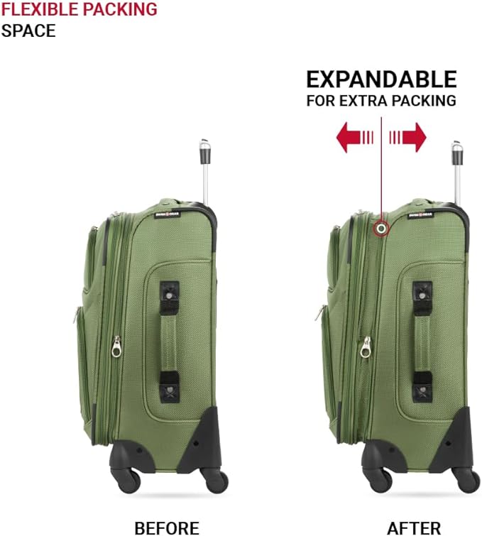 SwissGear Sion Softside Expandable Luggage, Carry-On 21-Inch - Image 5