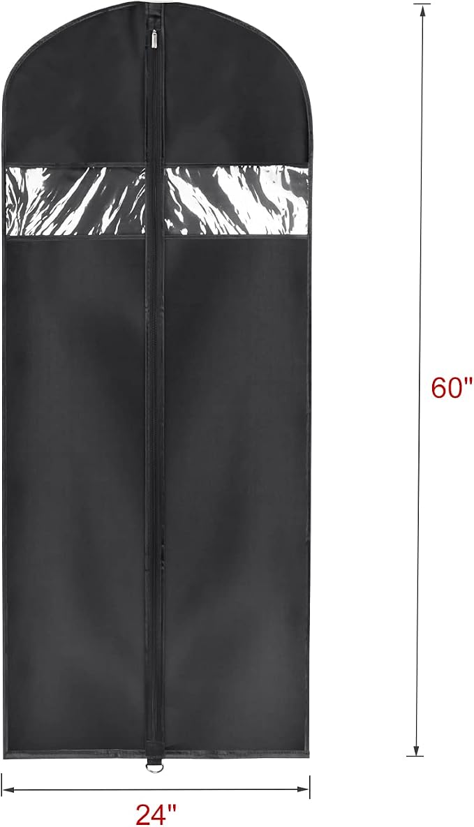Univivi Garment Bag Suit Bag for Storage and Travel 60 inches, Lightweight - Image 2