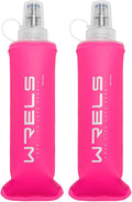 Folding Soft Flask Portable Collapsible Running Lightweight Water Bottle by WRELS