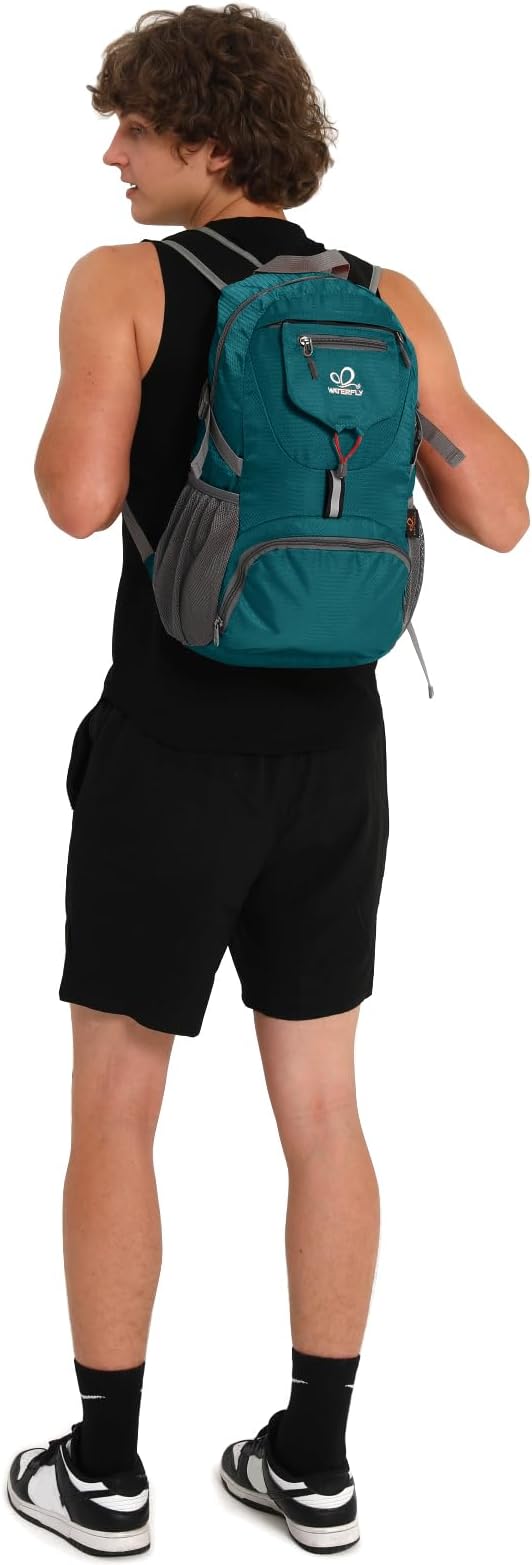 WATERFLY Small Lightweight Packable Backpack: 20l Ultra Light Foldable Travel - Image 9