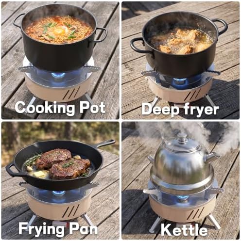 5 Burner Portable Propane Camping Stove - Image 5