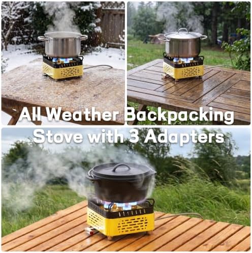5 Flame Portable with Piezo Ignition Portable Gas Stove - Image 2