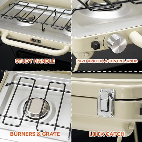 Portable Camping stove 2-Burner - Image 6