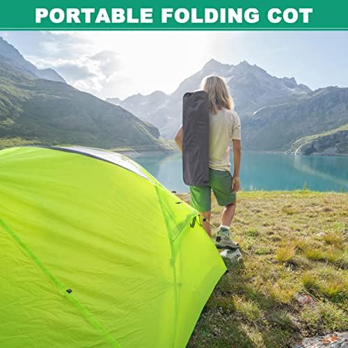 LILYPELLE Folding Camping Cot, Extra Wide Heavy Duty Sleeping Cots - Image 3