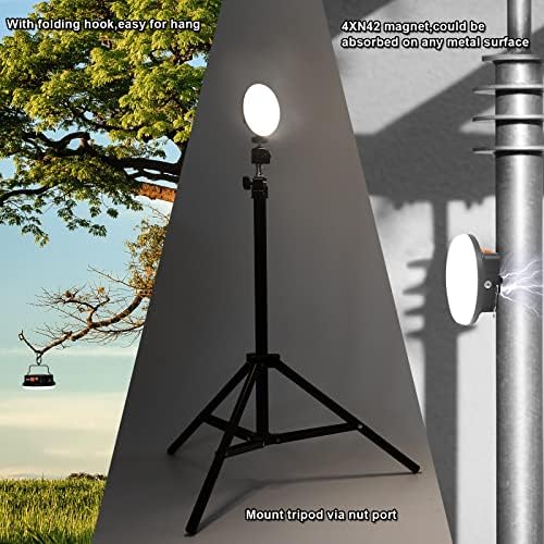 IODOO 10000mAh 30W Rechargeable Camping Light with Remote 3000LM 2700/4000/6500K/RED LED Camping Lantern Portable IP45 Waterproof Tent Lights Power Failur for Parents Christmas Gift - Image 5