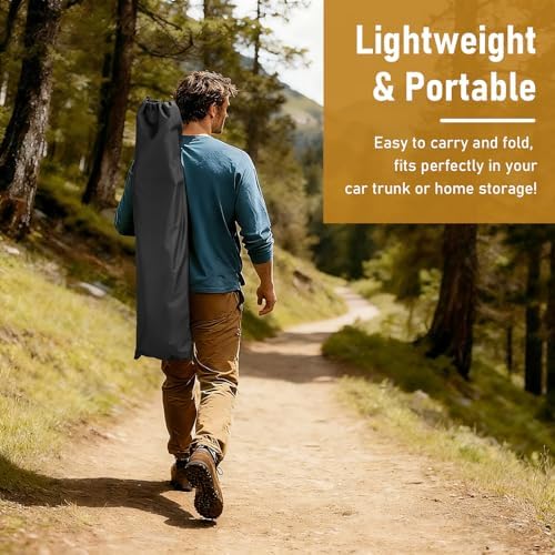HOMSUPPLIE'S Folding Camping Cot,Outdoor Portable Camp Bed, Sleeping Cots with Carry Bag (Black) - Image 4