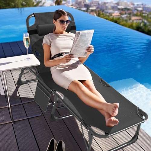 ABORON Extra Wide 28-Inch Folding Camping Cot for Adults with Mattress - Image 4