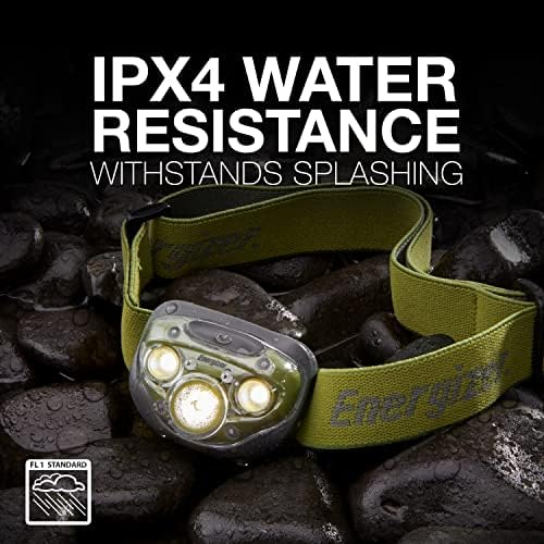 Energizer PRO-260 LED Headlamp, IPX4 Water Resistant Headlamps, High-Performance Head Light for Outdoors, Camping, Running, Storm, Survival LED Light for Emergencies (Batteries Included) (Pack of 4) - Image 5