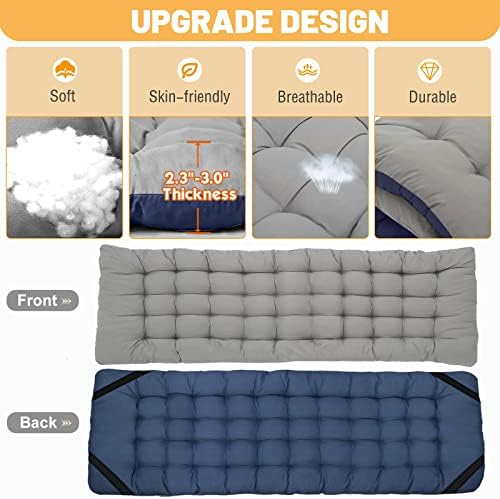 DoCred Folding Camping Cot with Mattress, 2 Pack Heavy Duty Folding Cot - Image 2