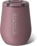 BrüMate Uncork'd 14oz 100% Leakproof Insulated Wine Tumbler | Locking Lid | Insulated Stainless Steel Wine Glass | Perfect For Travel & Outdoors | BPA-Free (Rose Taupe) by Br%C3%BCMate