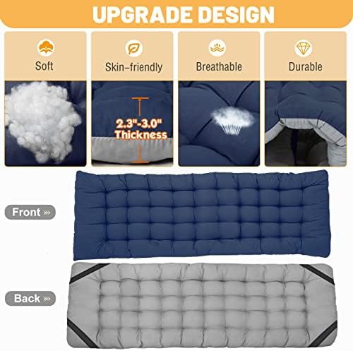 DoCred Folding Camping Cot with Mattress, 2 Pack Heavy Duty Folding Cot - Image 4