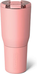 BrüMate Nav 35oz 100% Leak Proof Insulated Travel Tumbler with Magnetic BevLock™ Lid - Double Wall Cup-Holder Friendly Stainless Steel Mug (Guava) by Br%C3%BCMate