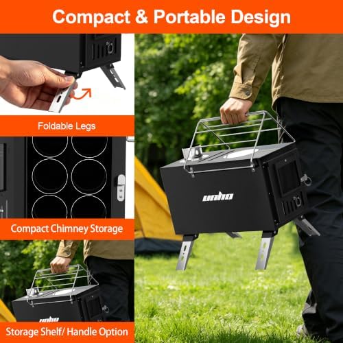 portable Hot Tent Stove camping heaters for tents Outdoor Heating & Cooking - Image 5