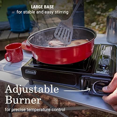Coleman Classic 1-Burner Butane Stove, Portable Camping Cooktop with Carry Case & InstaStart Ignition, Adjustable Burner with 7650 BTUs of Power for Camping, Grilling, Tailgating, & More - Image 3