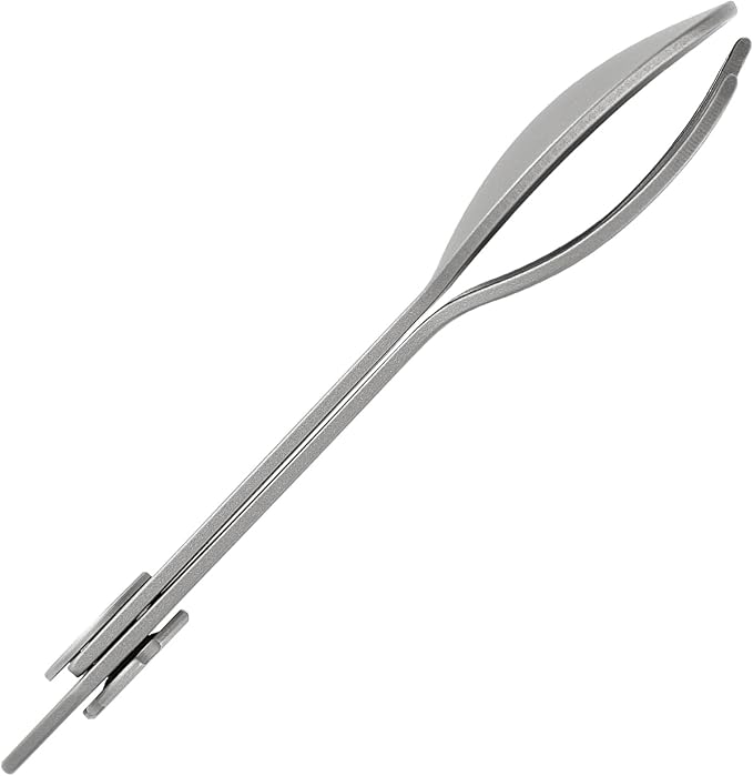 CMB Made Knives Titanium 2 in 1 Folding Fork and Spoon Combo Lightweight - Image 3