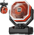 Battery Powered Fan, 20000mAh Portable Fan Rechargeable Up to 70H Runtime by COZII