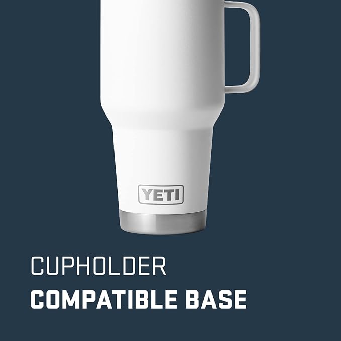 YETI Rambler 30 oz Travel Mug, Stainless Steel, Vacuum Insulated with Stronghold Lid - Image 2