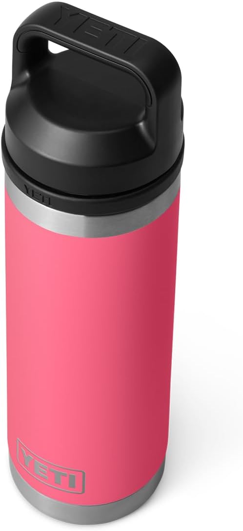 YETI Rambler 18 oz Bottle, Leakproof, Vacuum Insulated, Stainless Steel with Chug Cap, Tropical Pink - Image 5