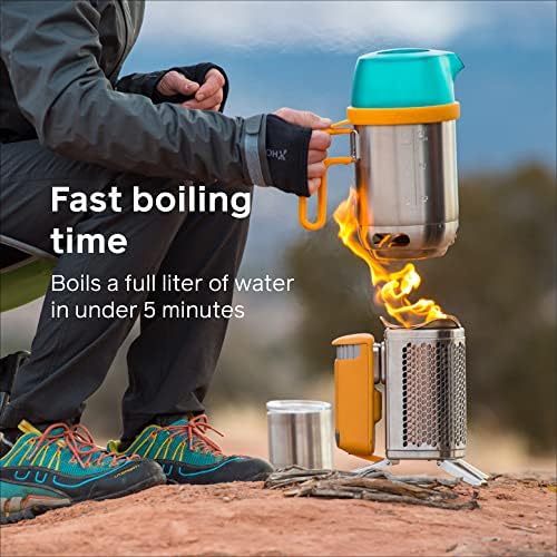 BioLite CampStove 2+ Wood Burning, Electricity Generating & USB Charging Camp Stove - Image 4