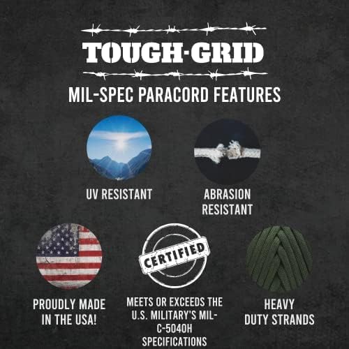 TOUGH-GRID 750 Paracord Rope Nylon Parachute Cord, Made in USA Survival Kit - Image 5