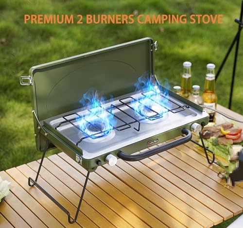 Portable Camping Gas Stove 2-Burner - Image 5
