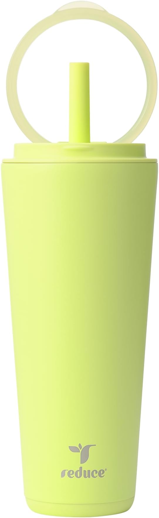 REDUCE Halo 32 oz Stainless Steel Vacuum Insulated Tumbler - Spill Proof Travel Mug with Flip Handle Lid - Keeps Drinks Cold for 32 Hrs - Dishwasher Safe - Cupholder Friendly - Mojito by Reduce