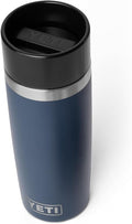 YETI Rambler 16 oz Travel Bottle, Stainless Steel, Vacuum Insulated with Leakproof Commuter Cap, Navy by YETI