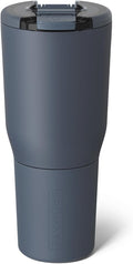 BrüMate Nav 35oz 100% Leak Proof Insulated Travel Tumbler with Magnetic BevLock™ Lid - Double Wall Cup-Holder Friendly Stainless Steel Mug (Nightfall Blue) by Br%C3%BCMate