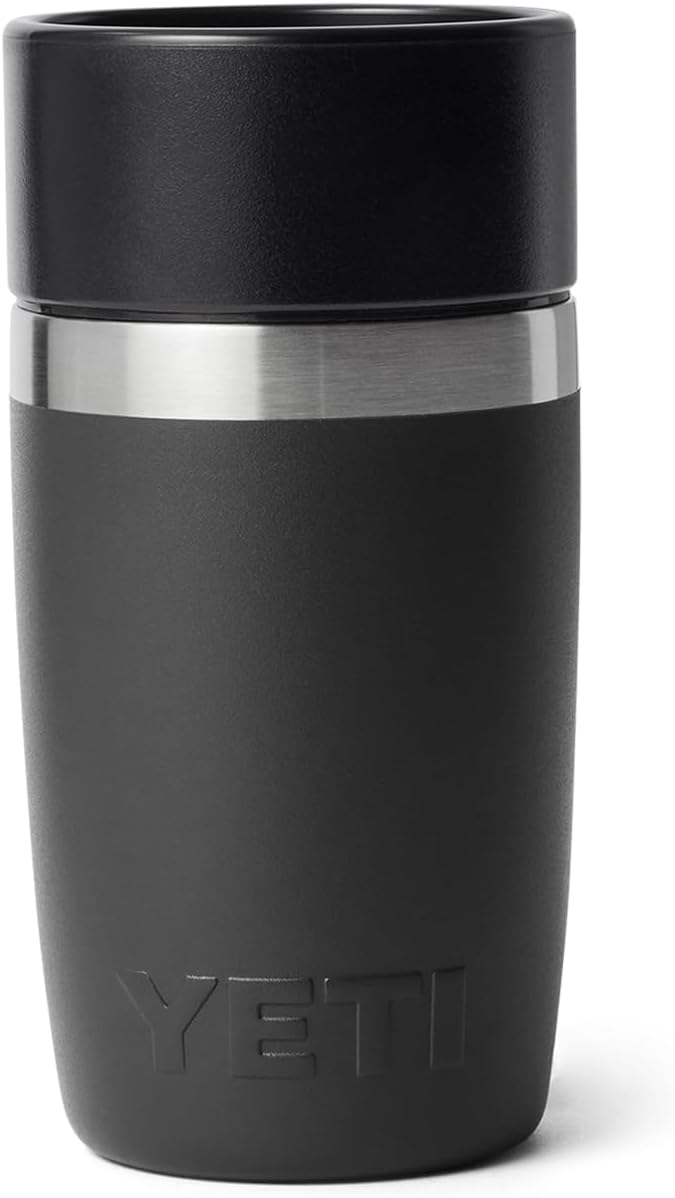 YETI Rambler 8 oz Travel Bottle, Stainless Steel, Vacuum Insulated with Leakproof Commuter Cap, Black - Image 5