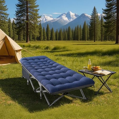 LILYPELLE Oversized XXL Folding Camping Cot, 32" Heavy Duty Sleeping Cots - Image 5
