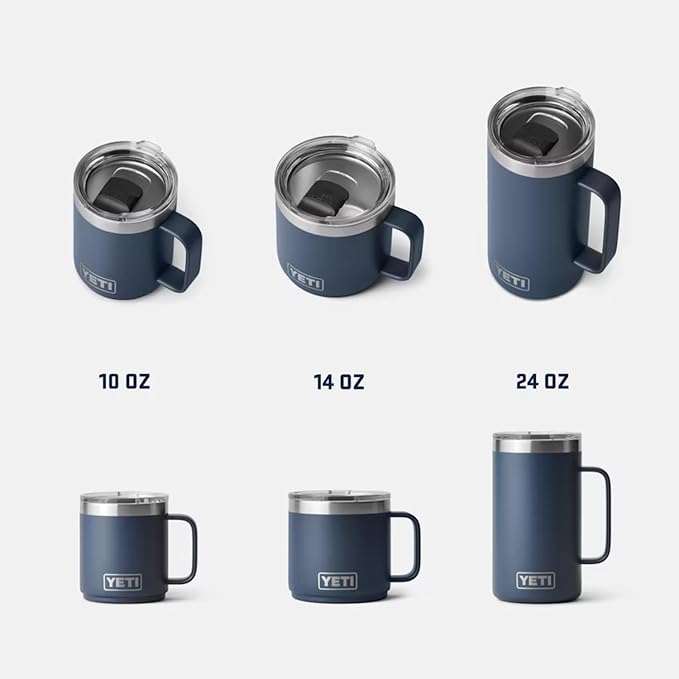YETI Rambler 24 oz Mug, Vacuum Insulated, Stainless Steel with MagSlider Lid - Image 8