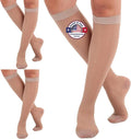 Wide Calves Sheer Compression Socks by AbsoluteSupportCompressionSocks