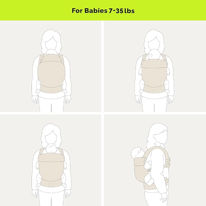 NEST BLANCHE Baby Carrier – Soft Cotton Linen Blend - Image 4