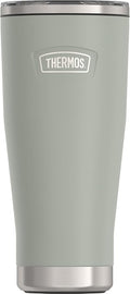 THERMOS ICON SERIES, Stainless Steel Tumbler with Slide Lock, 18 Ounce, River Rock by Thermos
