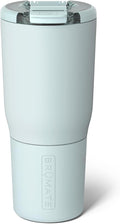 BrüMate Nav 25oz 100% Leak Proof Insulated Travel Tumbler with Magnetic BevLock™ Lid - Double Wall Cup-Holder Friendly Stainless Steel Mug (Blue Agave) by Br%C3%BCMate