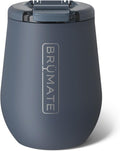 BrüMate Uncork'd 14oz 100% Leakproof Insulated Wine Tumbler | Locking Lid | Insulated Stainless Steel Wine Glass | Perfect For Travel & Outdoors | BPA-Free (Nightfall Blue) by Br%C3%BCMate