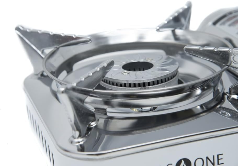 GasOne Emergency Gear Camping Butane Portable Gas Stove with Carrying Case - Image 3