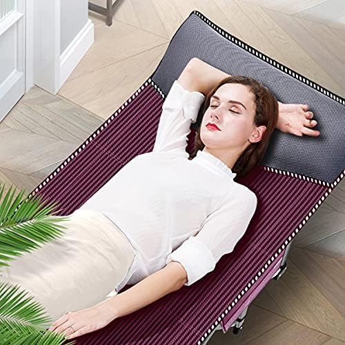 ABORON Camping Cot for Adults, 28 in Wide Folding Bed with Mattress - Image 3