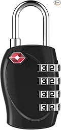 ZHEGE Suitcase Lock TSA Approved, 4 Digit Combination Luggage Lock Resettable by ZHEGE