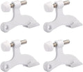 HOMOTEK 4 Pack Hinge Pin White Door Stopper, Adjustable Deluxe Heavy Duty Door by HOMOTEK