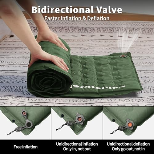 Naturehike Connectable Self Inflating Sleeping Pad, 1.18" Memory Foam Camping Pad, Backpacking Camping Mattress Pad for Tent, Travel, Car, Hammock - Image 5