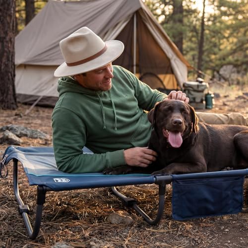 TIMBER RIDGE 20-Second Quick Set-Up Camping Cot, Aluminum Folding Cot - Image 6