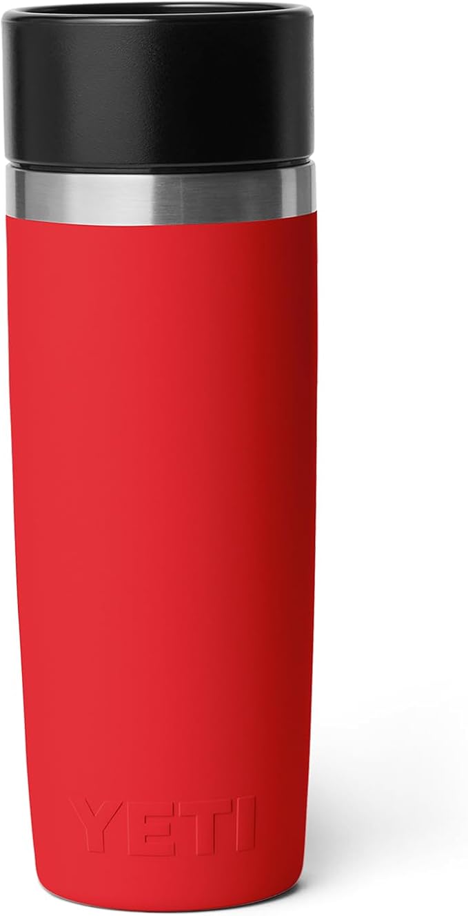 YETI Rambler 16 oz Travel Bottle, Stainless Steel, Vacuum Insulated with Leakproof Commuter Cap, Rescue Red - Image 7
